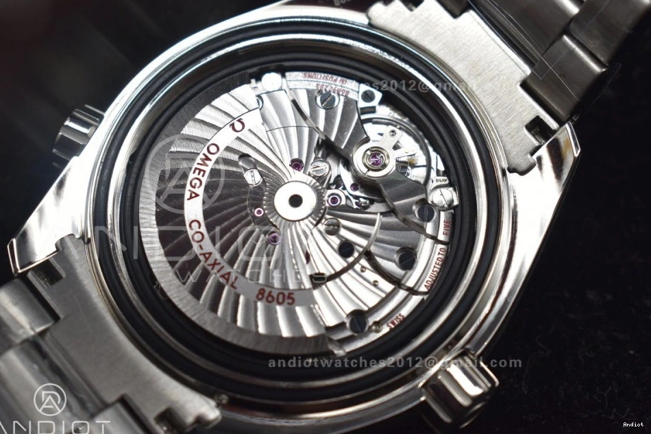 Clone Planet A8605 Super VSF GMT Best Bracelet Edition 1:1 600M Blue SS 43.5mm Blue Co-Axial Dial Bezel Ocean Ceramic on 1227